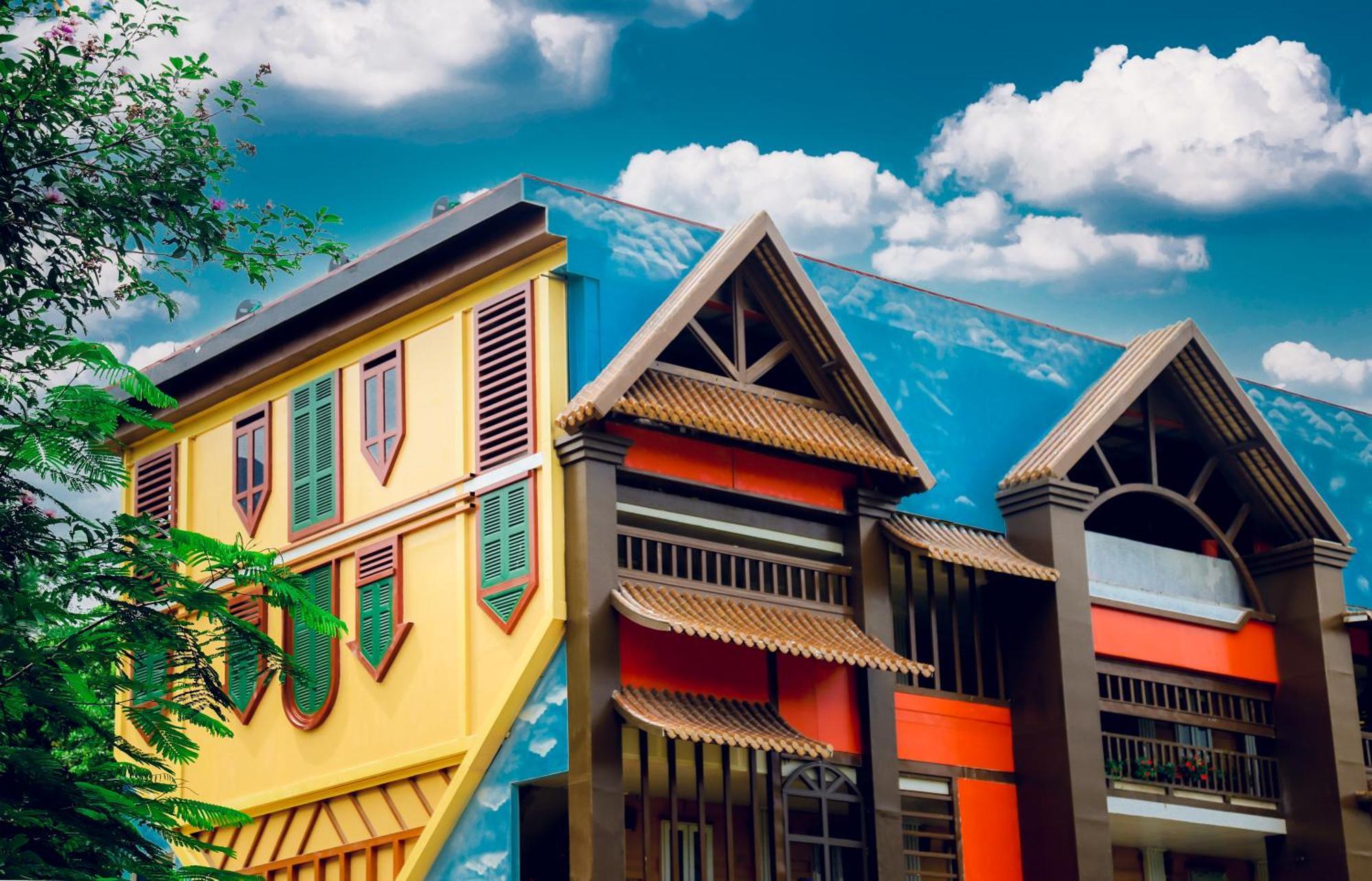 Meddom Park Hotel Cao Phong Bagian luar foto