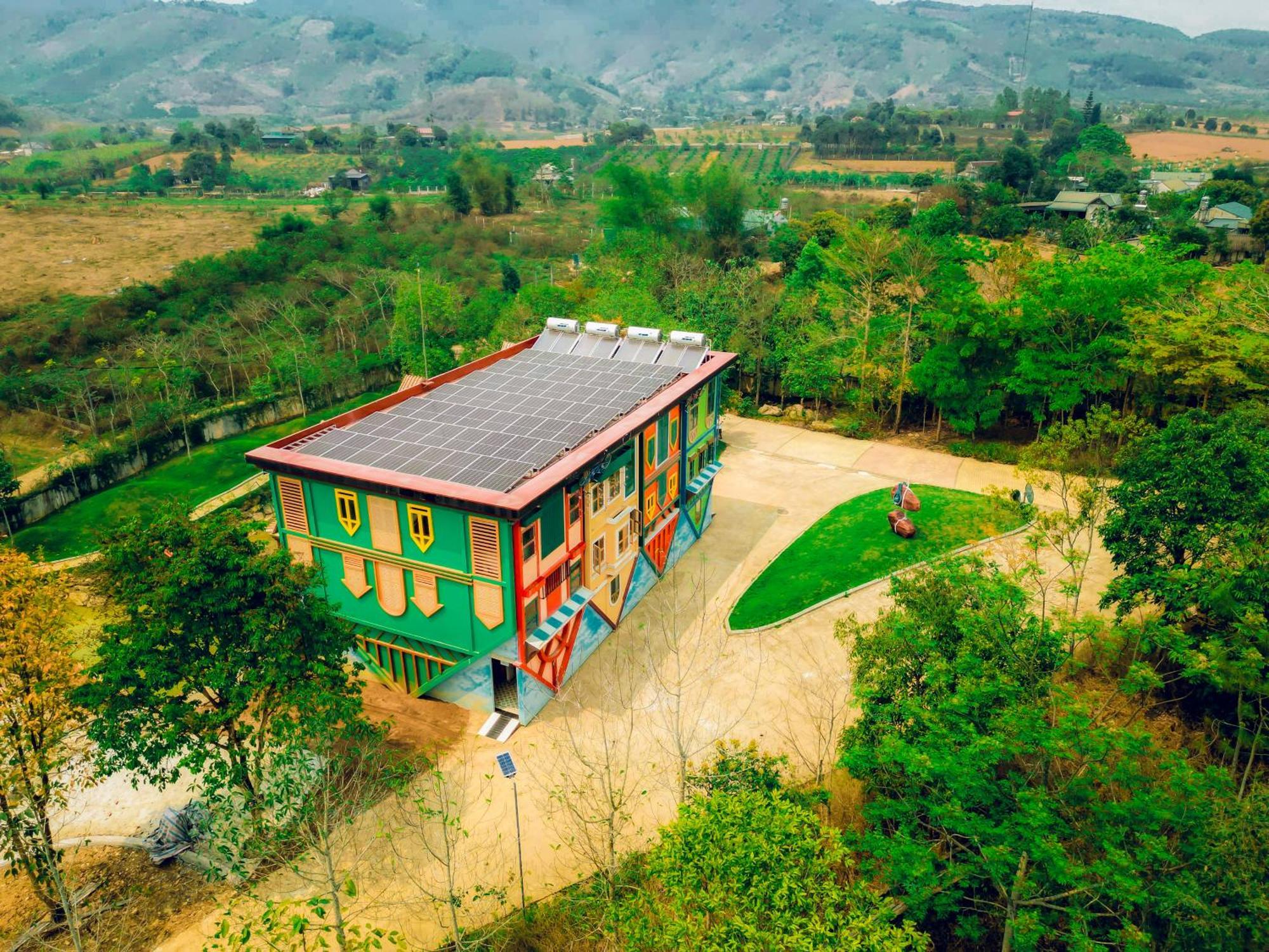 Meddom Park Hotel Cao Phong Bagian luar foto