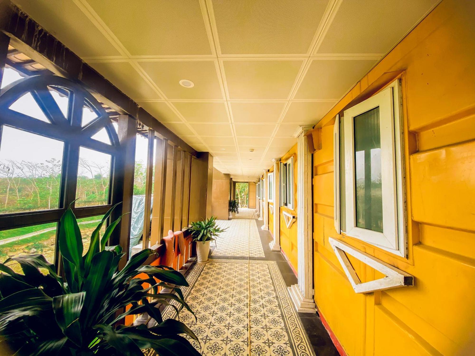 Meddom Park Hotel Cao Phong Bagian luar foto