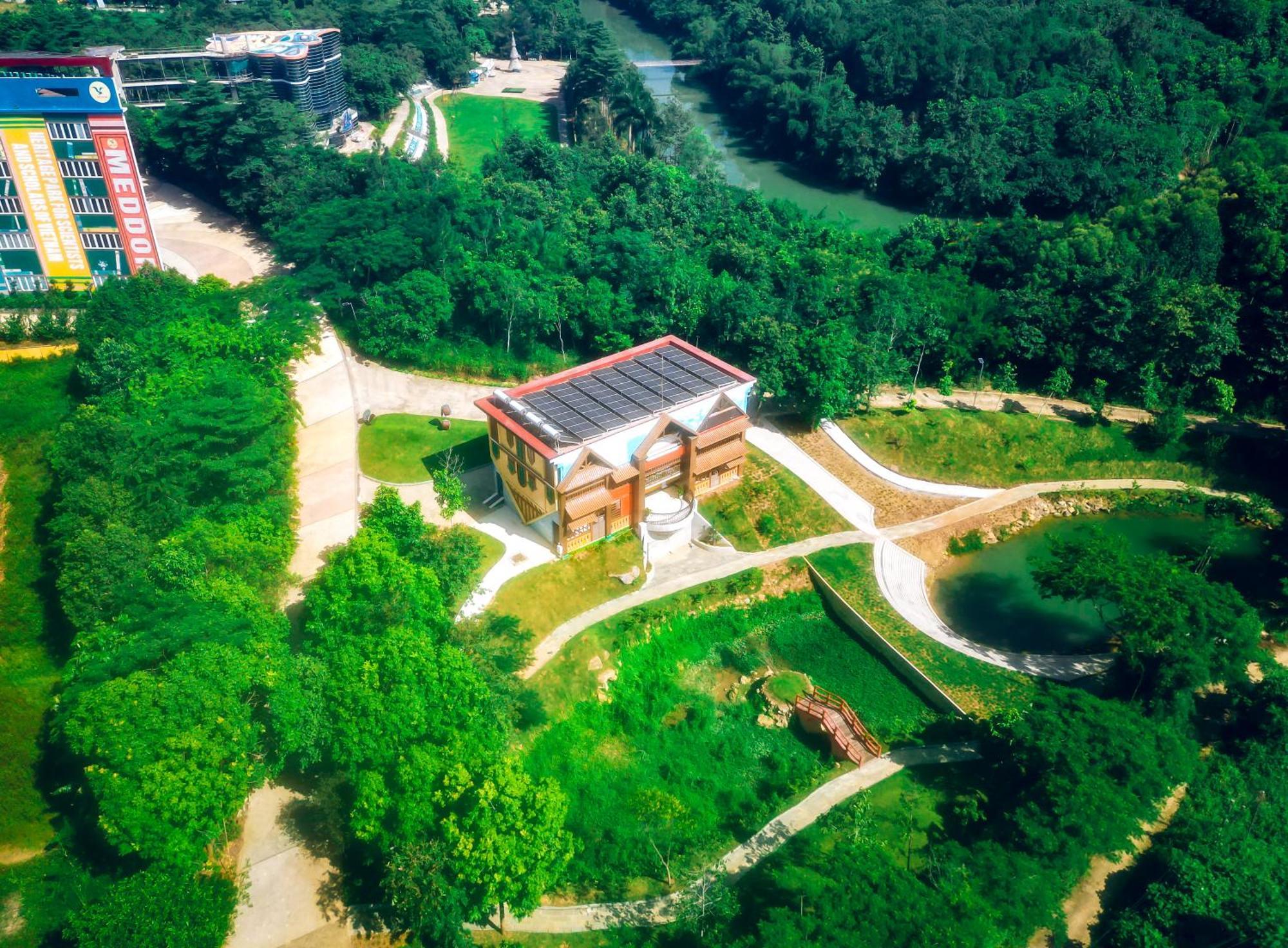 Meddom Park Hotel Cao Phong Bagian luar foto