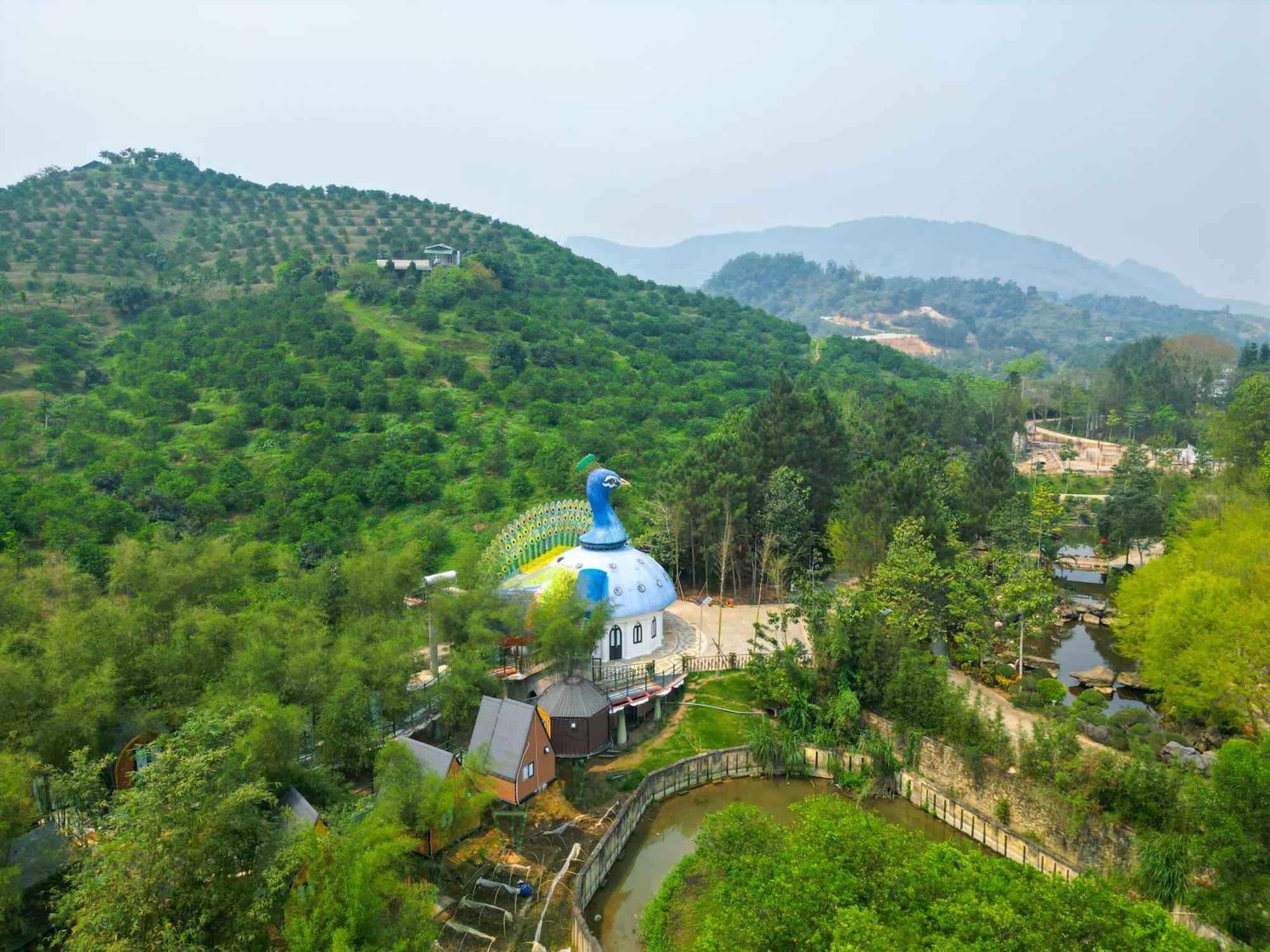 Meddom Park Hotel Cao Phong Bagian luar foto